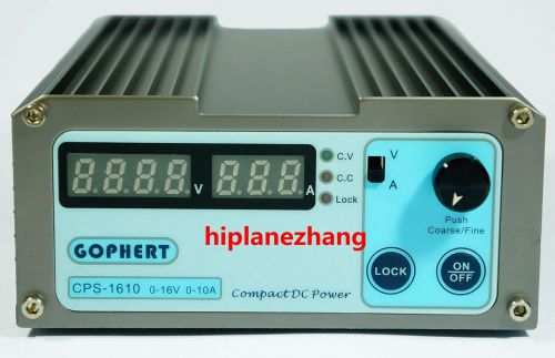 Compact Mini Variable Adjustable DC Power Supply 0-16V 0-10A AC110-240V 1610
