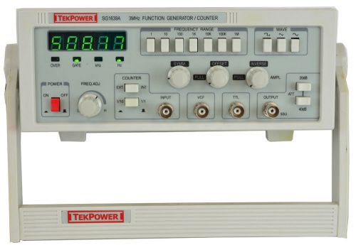 Sinometer sg1639a function generator with frequency counter 0.02 hz to 3 mhz for sale