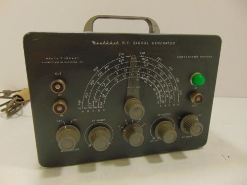 Heathkit Model SG-8 RF Signal Generator for Ham Radio Transceivers (Untested)