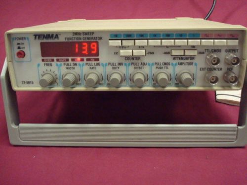 Tenma 2mhz sweep function generator 72-5015 for sale