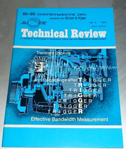 Bruel &amp; Kjaer Technical Review No.2 1978 - B &amp; K Instruments Inc.