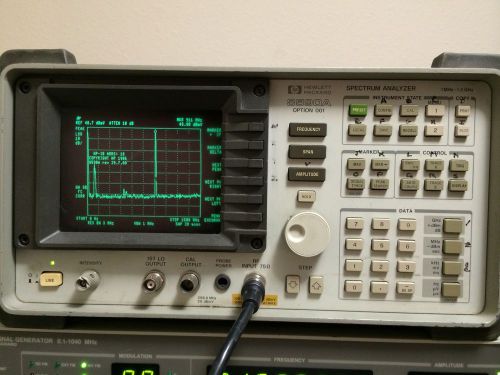 HP8590A Spectrum Analyzer, 75ohm, 50kHz - 1.5GHz, Option 001