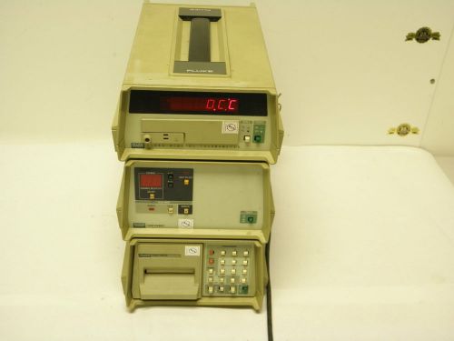 John Fluke MFG model 2190A digital Thermometer 2300A Scanner 2030A Printer PARTS