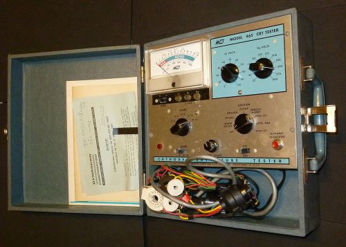 Vintage B&amp;K Model 465 CRT Cathode Ray Tube Tester Rejuvenator Manuals Clean
