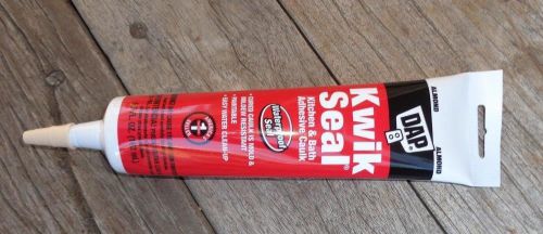 New kwik-seal adhesive caulk, 5.5-ounce, almond dap new free ship for sale