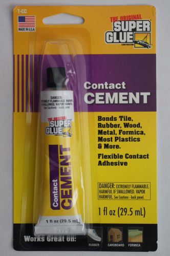 CONTACT CEMENT for Instrument, Tile, Rubber, Wood, Metal, Formica, Plastic