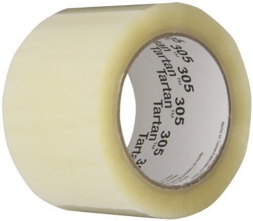 New tartan box sealing tape 305 clear  72 mm x 100 m (case of 24) for sale