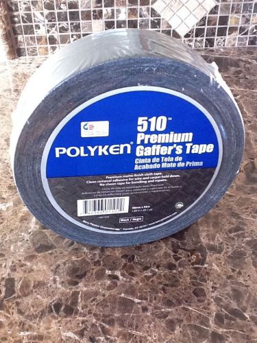 Polyken #510 2&#034;x60yd black gaffers tape for sale