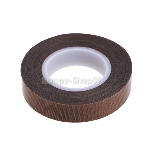 1PCS 10M Length High Temperature PTFE Adhesive Tape Nonstick Brown 13mm Width