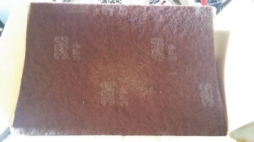 3M SPP14X20 Stripping Pad,20 In x 14 In,Maroon,PK 10
