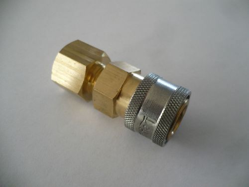 1/4-inch female quick coupler 4000psi  and 3/8&#034; female x 1/4&#034; male adapter for sale