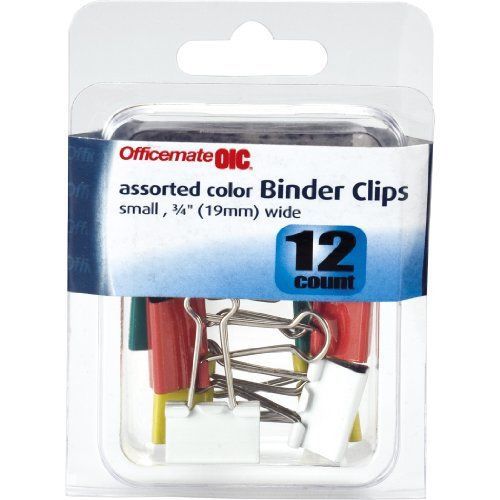 Officemate OIC-31087 Bndr Clip,sm,clmshell,ds,6 (oic31087)