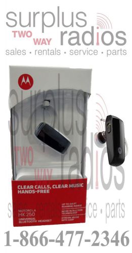 Motorola HK250 Bluetooth Hands-Free Universal Headset Noise Reduction XPR6550