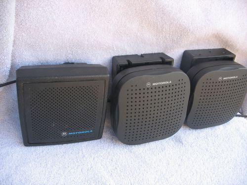 Lot of 7 13W Water Resistant External Speakers USED motorola\johnson\ge\uniden