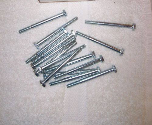 Hex head cap screws (bolts) 1/4&#034;-20 x 3&#034; uss standard thread - grade 5 for sale