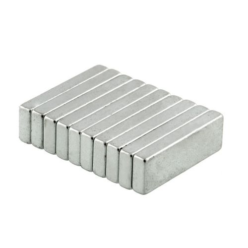 2x New 10pcs Block Super Strong Magnets Earth Fridge Neodymium 30x10x4mm