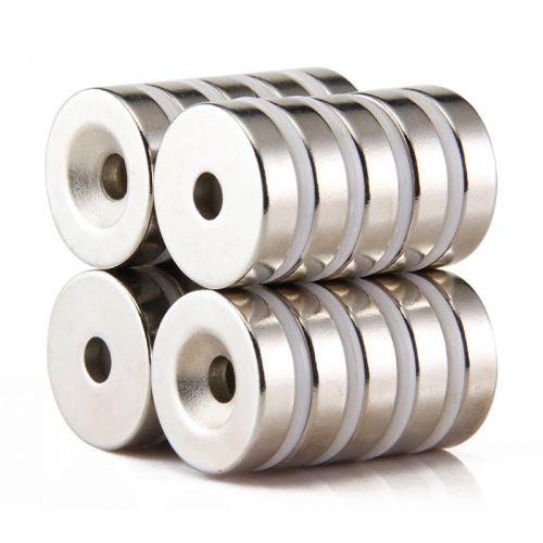 1pcs dia 20mm thick 5mm hole 4.5-9.6mm n50 rare earth strong neodymium magnet for sale