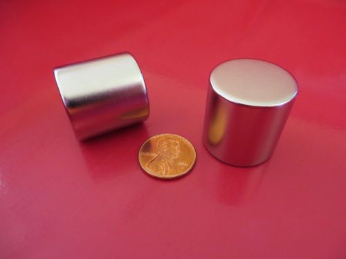 6  very strong rare earth neodymium cylinder disc magnet 1 x 1 inch for sale