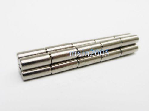 Super 10pcs  Cylinder Rare Earth Permanent Nd-Fe-B  Magnets D4x10mm
