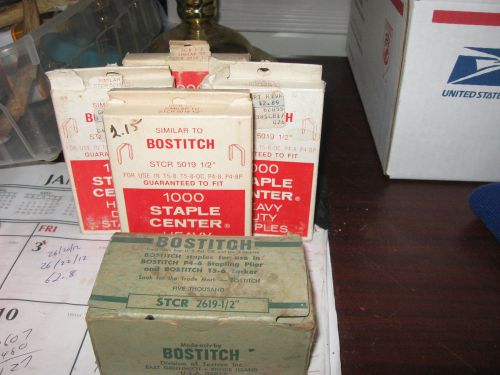 BOSTICH, ASSORTED  STAPLES