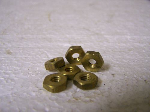 Brass Hex Nut 10-24 Solid Brass Machine Screw Nuts  Qty. 100