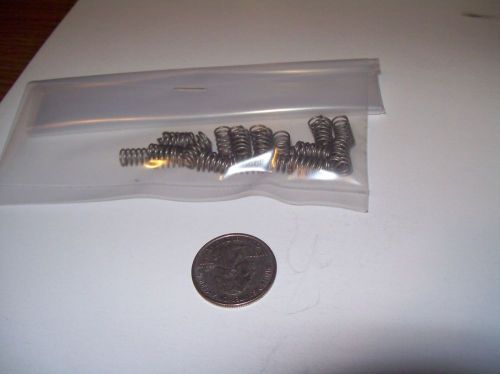 Stainless steel compression spring lot 25 pcs..025x.232~ x.400~ 6-1/2 coils for sale