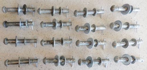16 (sixteen) 1/2&#034; x 3 1/2&#034; Stainless Steel Clevis Pins:2 Washers and Keeper Pins