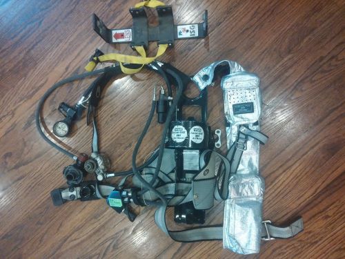 Msa mmr custom 4500 scba air pack harness prepper firefighter respirator gear for sale