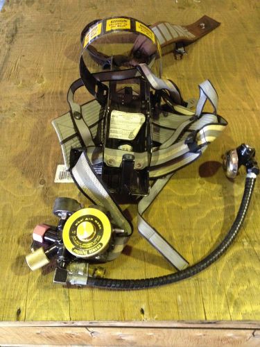 Used msa air tank harness ultralite ii with regulator for sale