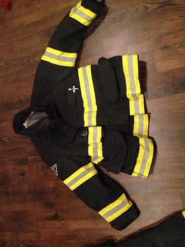 Fire Pants Jacket Coat Firefighter Fire Gear Set LION JANESVILLE