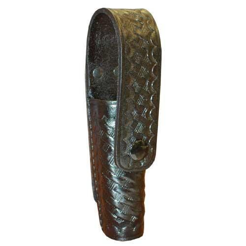 Stallion strld-2 black leather basketweave streamlight strion flashlight holder for sale