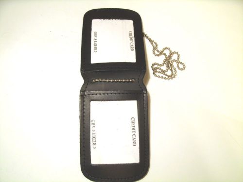 Police double id holder police, security,professionl, agent id for neck / belt for sale