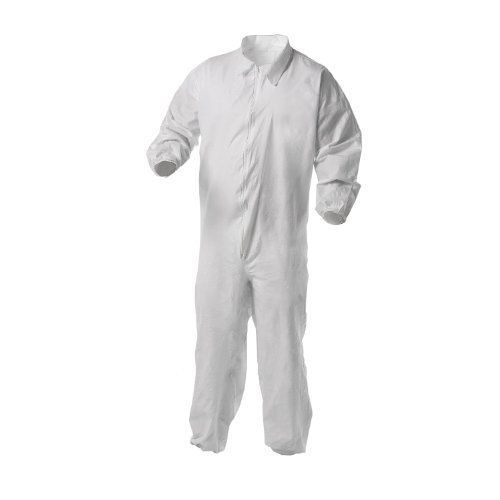 Kimberly-Clark KleenGuard 38934 Liquid and Particle Protection Coverall with Ela