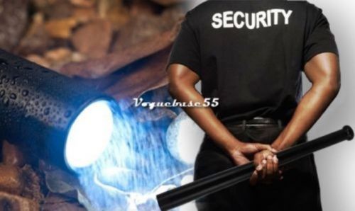Waterproof cree q5 led long bat baseball security 18650 flashlight torch vantech for sale