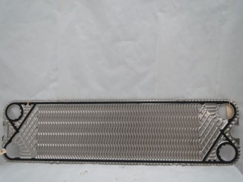 Agc refrigerant sanitary gasketed heat exchanger plate 61-1/2x16-1/2in b241108 for sale