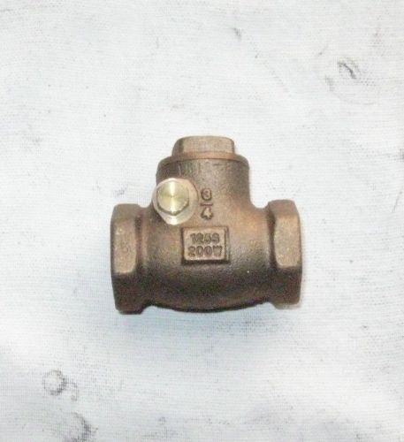 Milwaukee swing check valve 3/4 inch npt 125s/200w  new + for sale