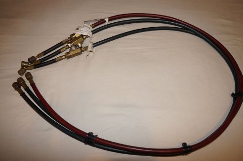 Robinair 1/4&#034; charging hoses with compact ball valve ends, 60&#034; for sale