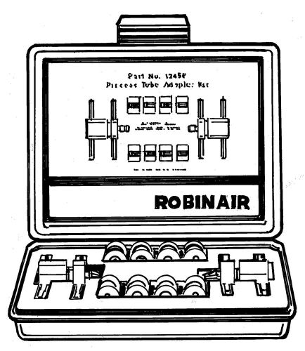 Robinair 12458 Process Tube Adapter Kit