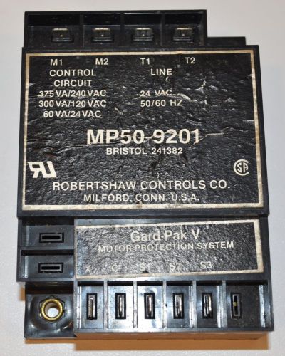 Robertshaw - MP50-9201 - Gard-Pak V Motor Protection System - USED -