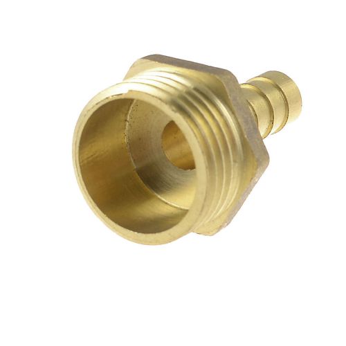 Brass 8mm Hose Barb to 1/2&#034; PT Male Thread Pneumatic Quick Joint Connector