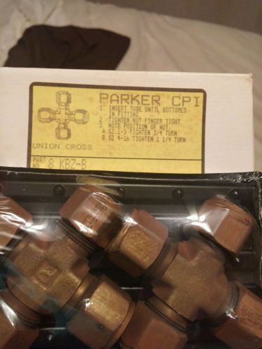 Parker union cross, cpi, 1/2 in, brass - 8 kbz-b for sale