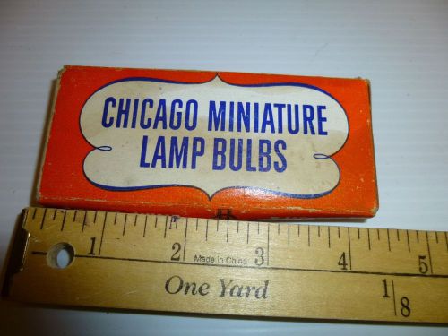 Chicago Miniature No. 48 Special Base Lamps Bulbs 28 Bulbs Total