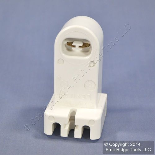 Leviton white high output t8 t12 fluorescent lamp holder light socket bulk 489 for sale
