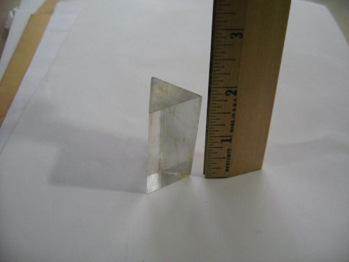 TRIANGULAR PRISM 2&#034; Optical Glass Triple Triangular Prism Physics Teaching Light