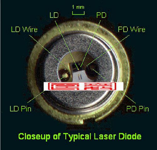 New 808nm +/-3nm 500mw 9mm TO-5 Laser Diode near-infrared laser diode NO PD