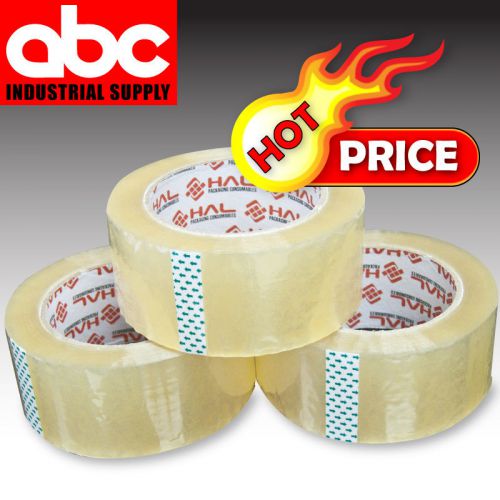 36 Roll Case Clear Carton Sealing Packing 2&#034; Tape Shipping  1.8 mil 110yd 330&#039;
