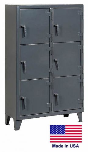 Personnel - personal locker coml / industrial - 6 lockers - 68 h x 18 d x 42 w for sale