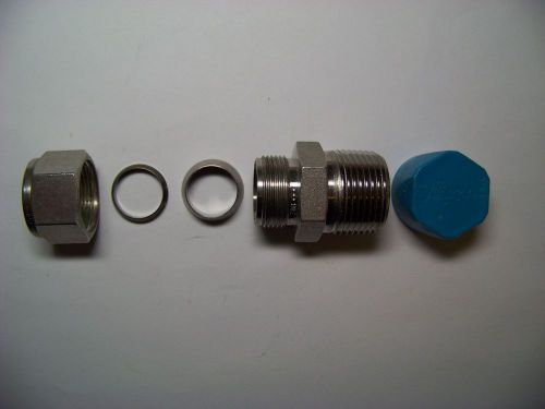 Swagelok ss-1010-1-12 stainless male connector  5/8&#034; tube od x 3/4&#034; mnpt auctio for sale