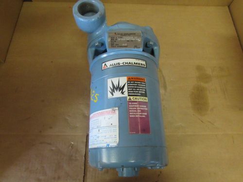 Allis chalmers 1-1/2x1-1/2x5 rr pump w/ 2 h.p. motor new for sale