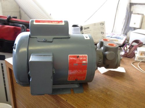 New tuthill pump 1/3 hp 48-4616l frame 115 volt 1725 rpm lr38454 for sale